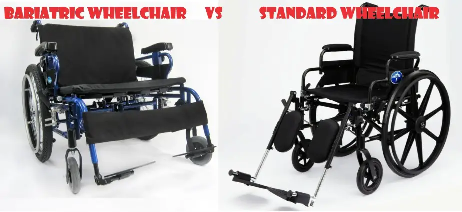 bariatric wheelchair vs standard wheelchair