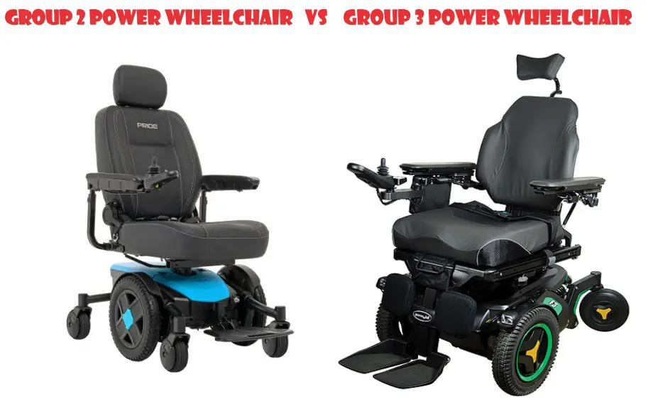group 2 vs group 3 power wheelchair