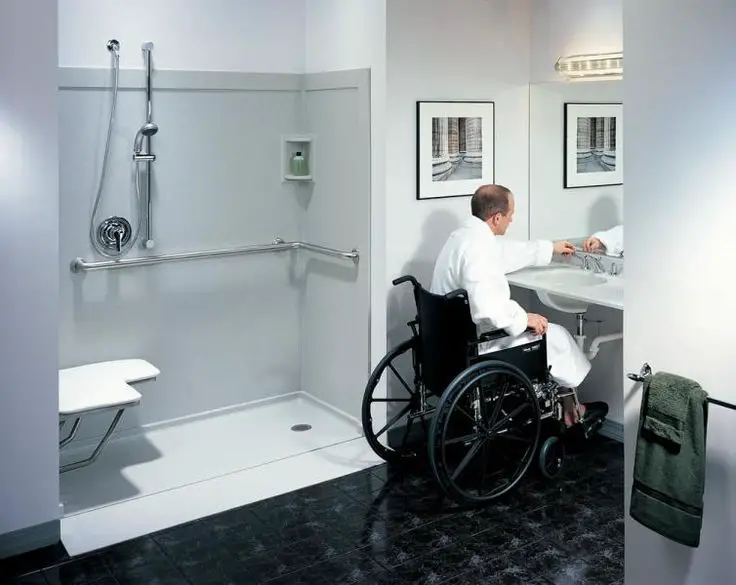 how to bathe a disabled person