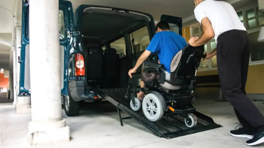 how to transport a power wheelchair
