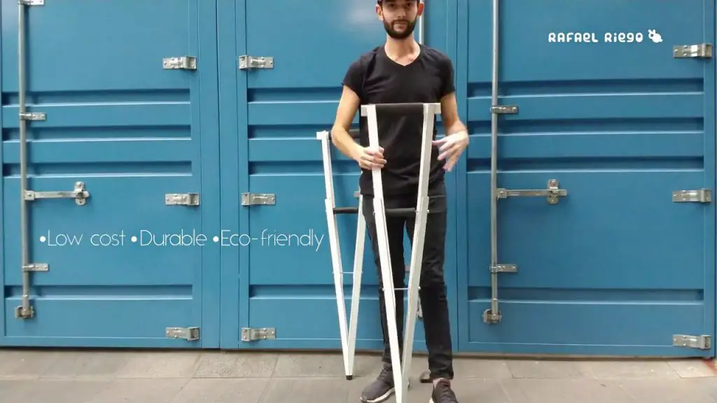 how to make homemade crutches without wood
