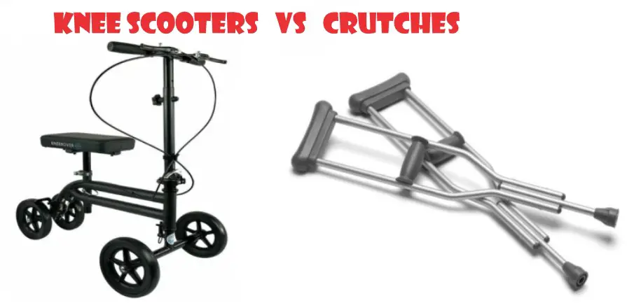 knee scooter vs crutches