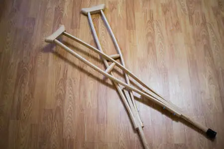 how to make your own crutches at home