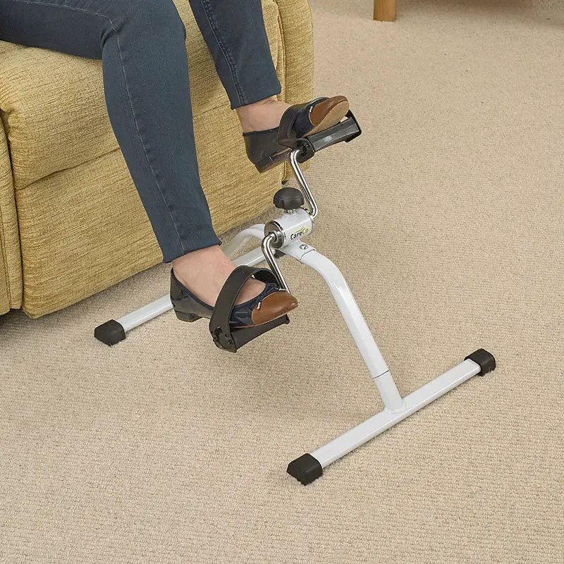 how to use the pedal exercise equipment for seniors in a wheelchair 