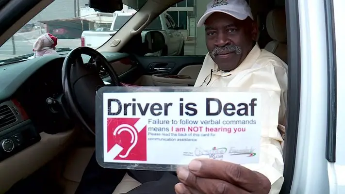 how can a deaf person drive 
